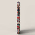 Shirvan East Caucasus Colorful Kilim Print iPhone Case Gallery Image 2