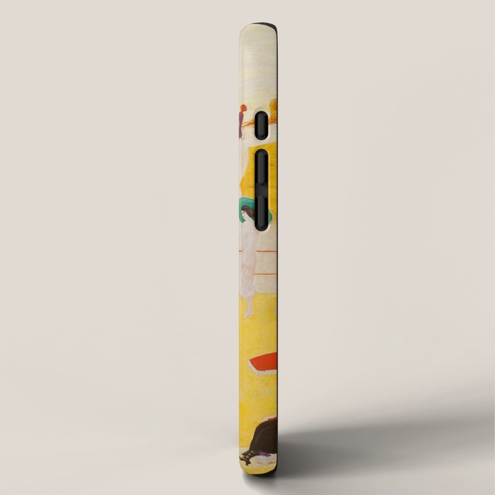 African American Masterpiece 'Summertime, Asbury Park, South' by Florine Stettheimer iPhone Case Gallery Image 2