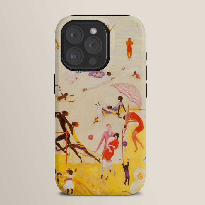 African American Masterpiece 'Summertime, Asbury Park, South' by Florine Stettheimer iPhone Case Gallery Image 15