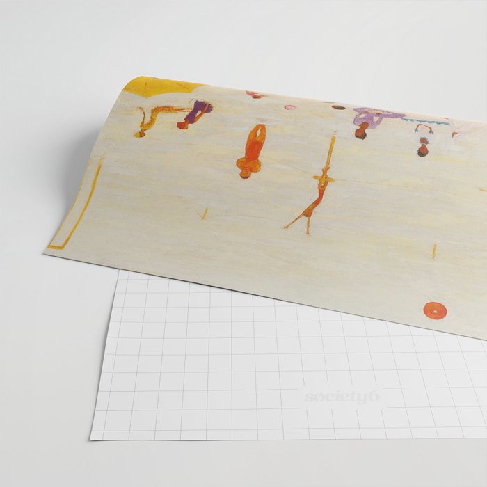 African American Masterpiece 'Summertime, Asbury Park, South' by Florine Stettheimer Wrapping Paper Gallery Image 2