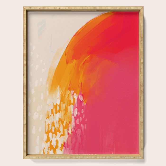 The Bright Abstract Waterfall Serving Tray Gallery Image 1