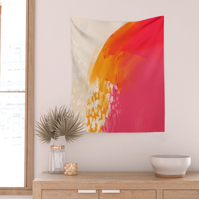 The Bright Abstract Waterfall Wall Tapestry Gallery Image 2