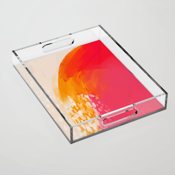 The Bright Abstract Waterfall Acrylic Tray Gallery Image 1