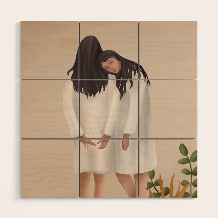 Sisters Wood Wall Art Gallery Image 1