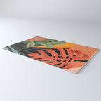 Abstract Art Tropical Leaves 109 Rug Gallery Image 3