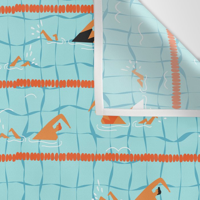 Swimming pool Wall Tapestry Gallery Image 3