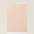 linen textured stripes - peach Stationery Card Gallery Image 2
