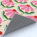 Pink and Red Daisy Rug Gallery Image 4