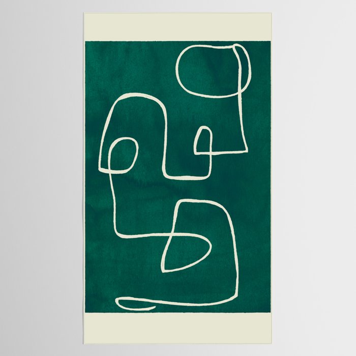 Abstract line art 239 Tablecloth Gallery Image 2