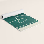 Abstract line art 239 Yoga Mat Gallery Image 2