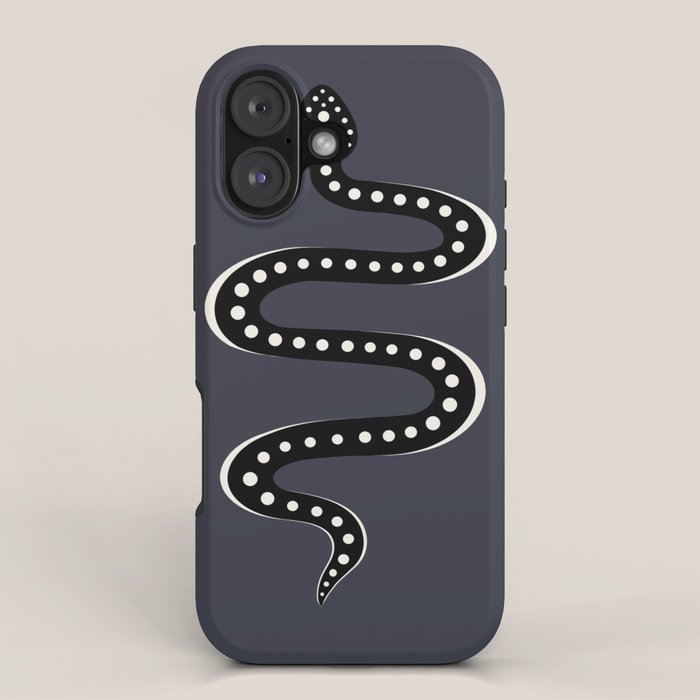 Minimal Snake XXVII iPhone Case Gallery Image 1