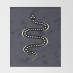 Minimal Snake XXVII Throw Blanket Gallery Image 2