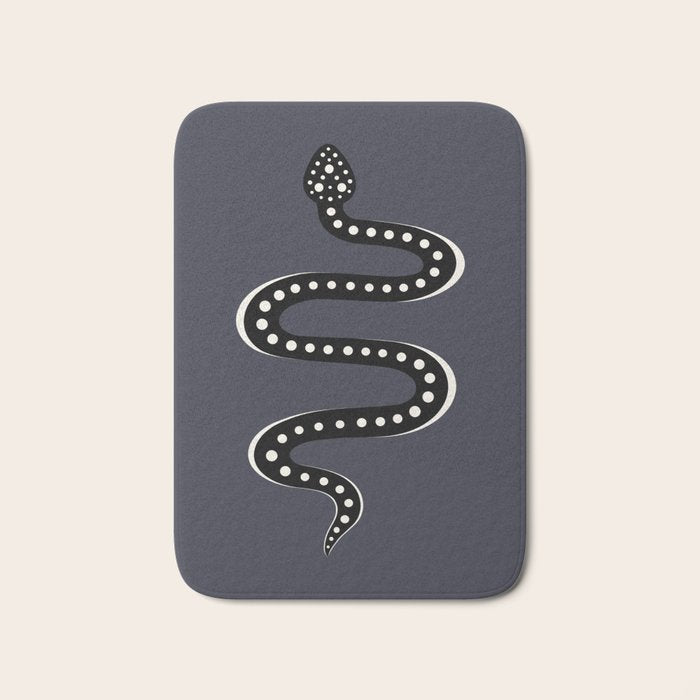 Minimal Snake XXVII Bath Mat Gallery Image 1