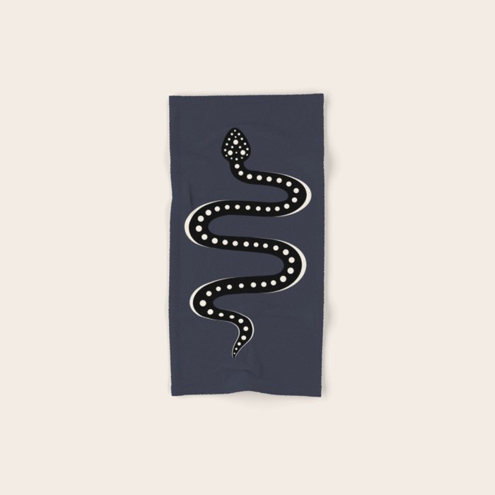 Minimal Snake XXVII Bath Towel Gallery Image 1