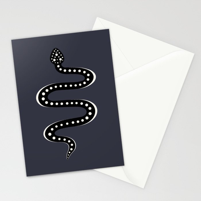 Minimal Snake XXVII Stationery Card Gallery Image 2