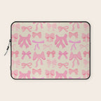 Pink Bows Laptop Sleeve Gallery Image 1
