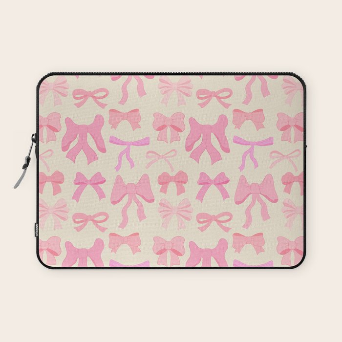Pink Bows Laptop Sleeve Gallery Image 1