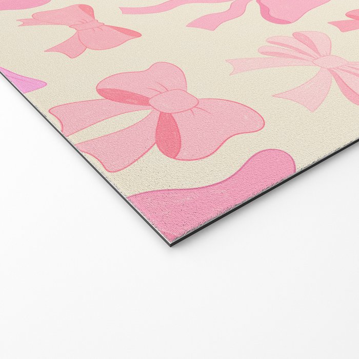 Pink Bows Welcome Mat Gallery Image 2