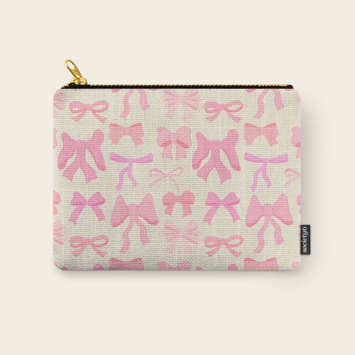 Pink Bows Carry All Pouch Gallery Image 1