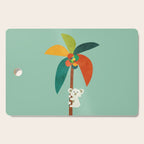 Koala on Coconut Tree Cutting Board Gallery Image 1