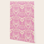 Gothic Halloween Damask - primrose and cream  Wallpaper Gallery Image 2