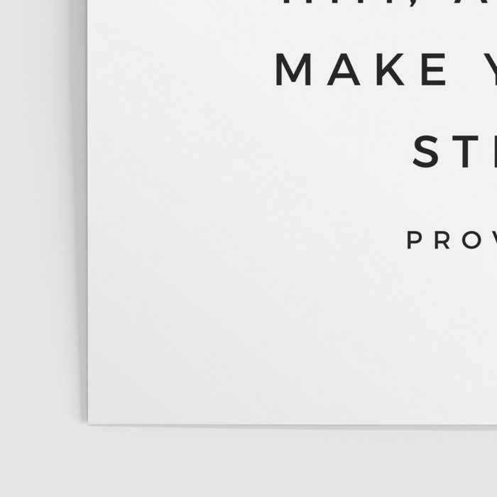 Proverbs 3:5-6 Bible Verse Trust In The Lord With All Your Heart Scripture Christian Wall Decor Poster Gallery Image 3