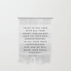 Proverbs 3:5-6 Bible Verse Trust In The Lord With All Your Heart Scripture Christian Wall Decor Wall Hanging Gallery Image 1