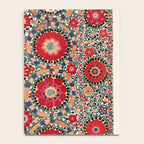 Karabag Suzani Uzbekistan Embroidery Print Notebook Gallery Image 4
