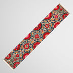 Karabag Suzani Uzbekistan Embroidery Print Table Runner Gallery Image 3