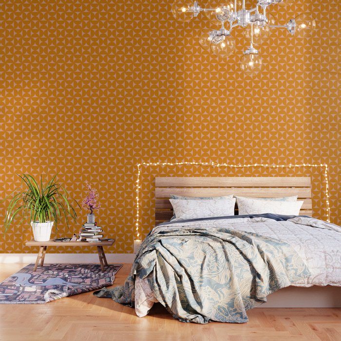 Bauhaus Mid Century Modern Geometric Pattern III Wallpaper Gallery Image 1
