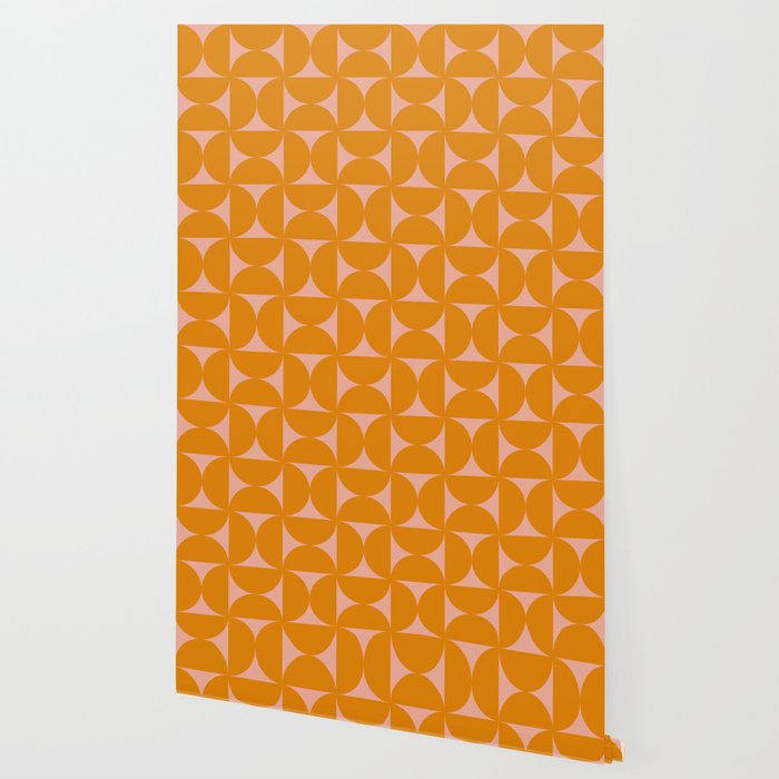 Bauhaus Mid Century Modern Geometric Pattern III Wallpaper Gallery Image 2