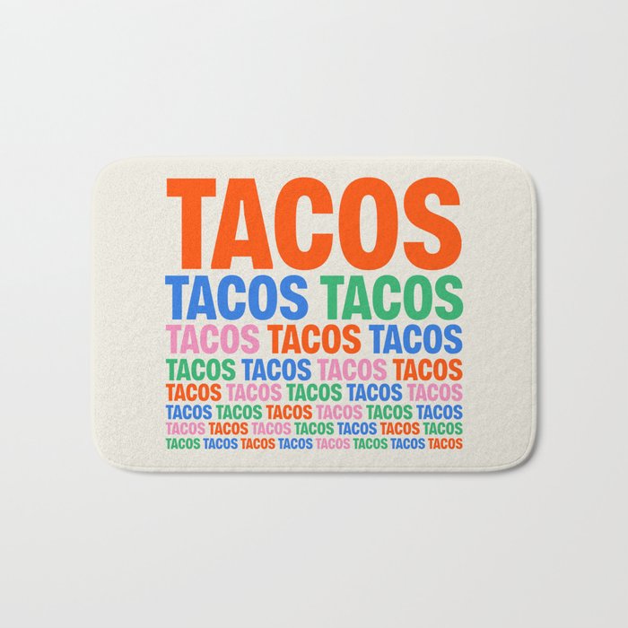 253 Tacos Bath Mat Gallery Image 1