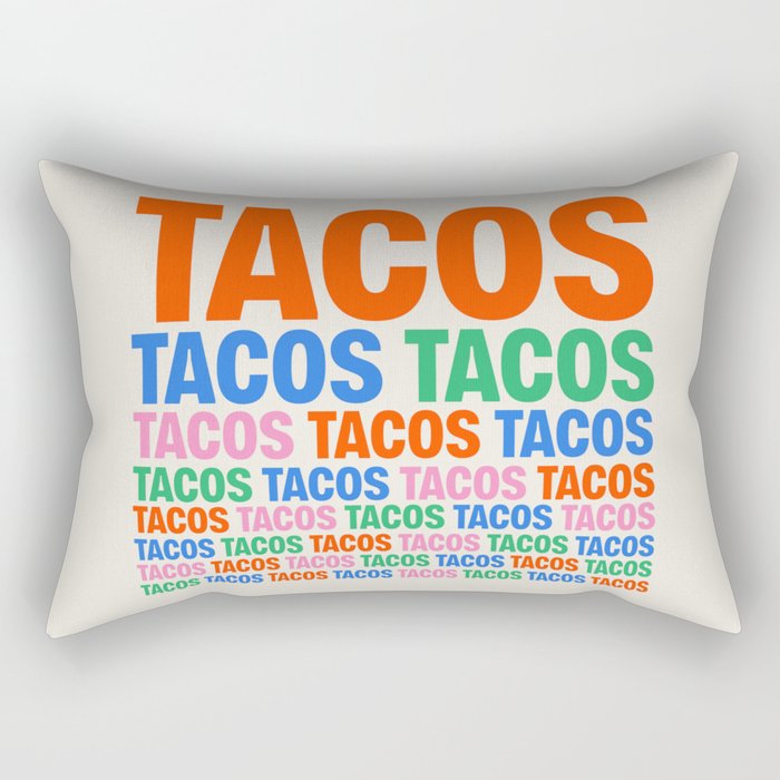 253 Tacos Rectangular Pillow Gallery Image 1