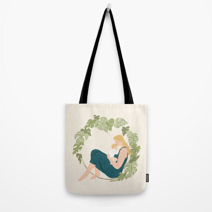 Maternal Bond (Blond) Tote Bag Gallery Image 2