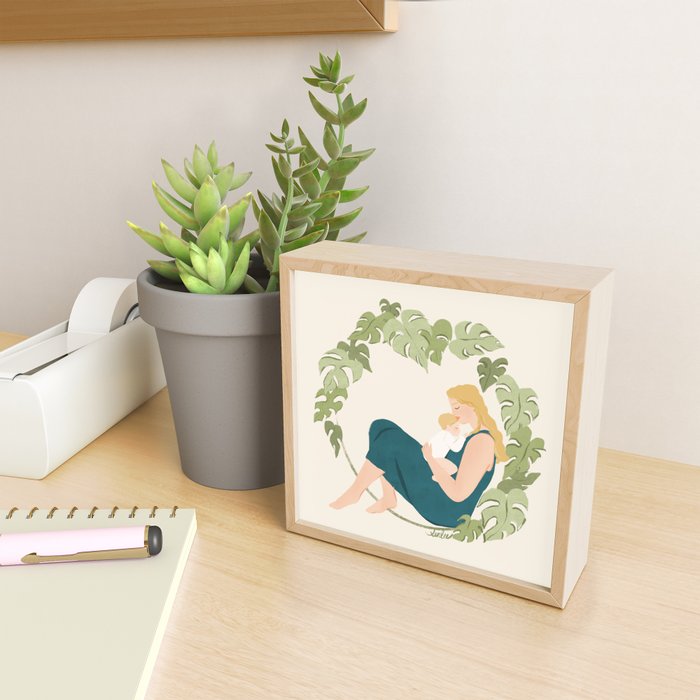 Maternal Bond (Blond) Mini Art Print Gallery Image 2