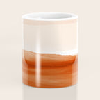 Watercolor Abstract 08 Burnt Orange Landscape Coffee Mug Gallery Image 4