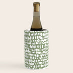 Spotted Preppy Dots Abstract in Sage Green Wine Chiller Gallery Image 1