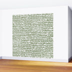 Spotted Preppy Dots Abstract in Sage Green Wall Mural Gallery Image 2