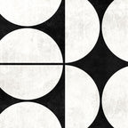 Mid-Century Modern Pattern No.2 - Black and White Coffee Mug Gallery Image 2