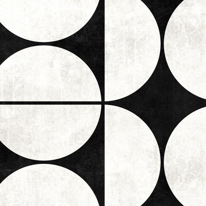 Mid-Century Modern Pattern No.2 - Black and White Coffee Mug Gallery Image 2