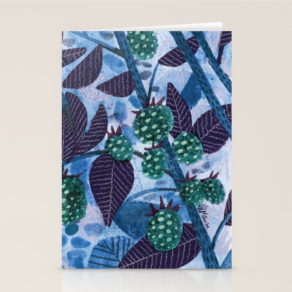 In Season in Blue Raspberry & Teal Stationery Card Gallery Image 2