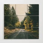 Autumn Drive Wood Wall Art Gallery Image 1