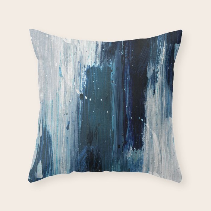 Indigo 2 Throw Pillow Gallery Image 1