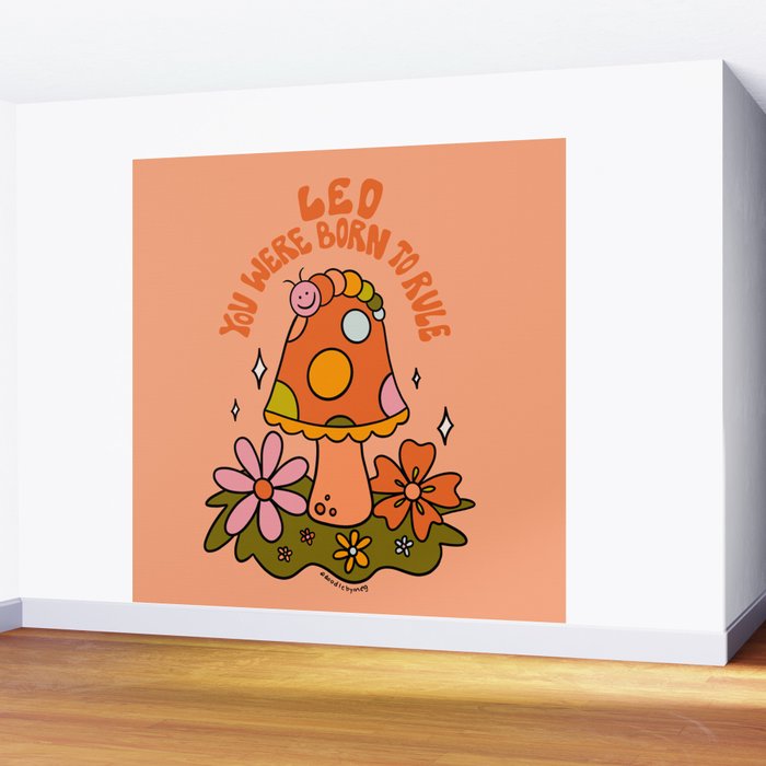 Leo Caterpillar Wall Mural Gallery Image 2