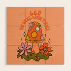Leo Caterpillar Wood Wall Art Gallery Image 1