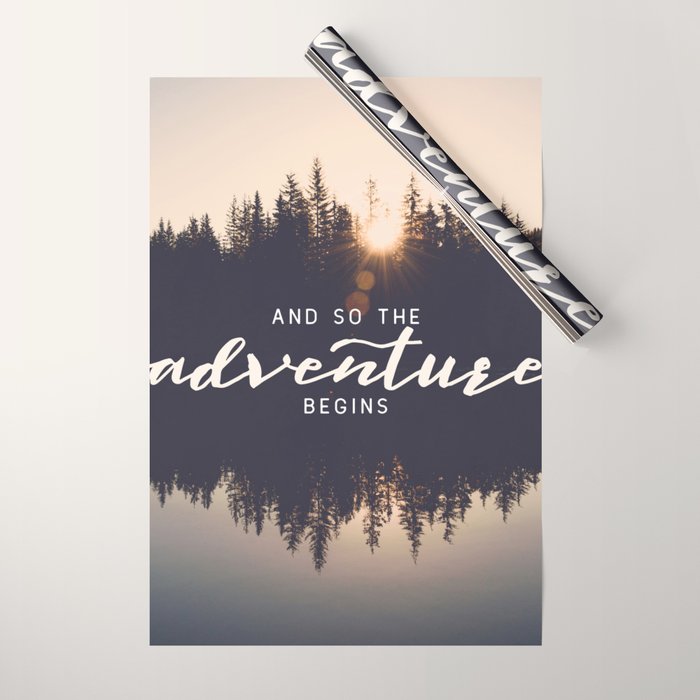 And So the Adventure Begins II Wrapping Paper Gallery Image 1