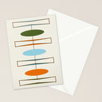 Mid-Century Modern Art 1.2 Stationery Card Gallery Image 2