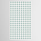 Clovers XXIX Teal Green Botanical Pattern Tablecloth Gallery Image 2