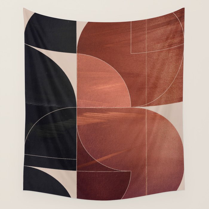 Minimal Geometric Shapes 216 Wall Tapestry Gallery Image 4