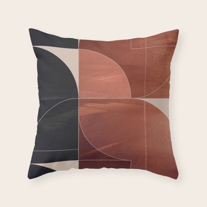 Minimal Geometric Shapes 216 Throw Pillow Gallery Image 6